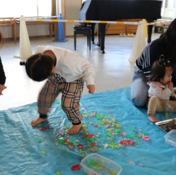 ハッピーキッズ🍑寒天遊び